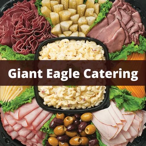 We wish you a happy holiday season! Let us do the cooking! Order holiday dinner online or call a store. . Giant eagle catering menu with prices